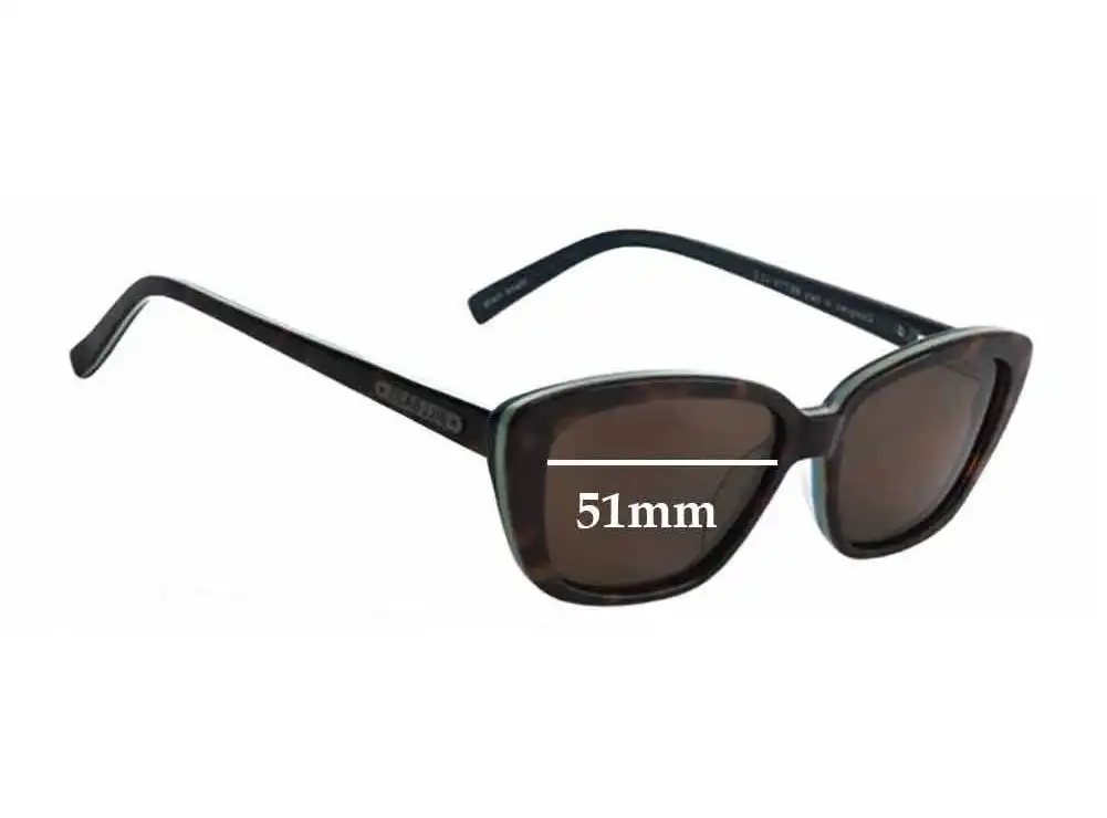 Sunglass Fix Lentes de Repuesto para Bill Bass Betty - 51mm Wide Sunglass Fix Lentes de Repuesto para Bill Bass Betty - 51mm Wide