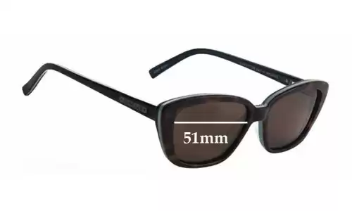 Sunglass Fix Lentes de Repuesto para Bill Bass Betty - 51mm Wide Sunglass Fix Lentes de Repuesto para Bill Bass Betty - 51mm Wide