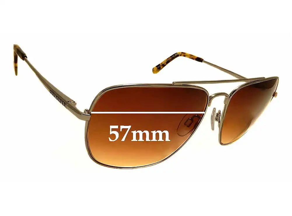 Sunglass Fix Lentes de Repuesto para Quiksilver QS Sun Rx 104 - 57mm Wide Sunglass Fix Lentes de Repuesto para Quiksilver QS Sun Rx 104 - 57mm Wide