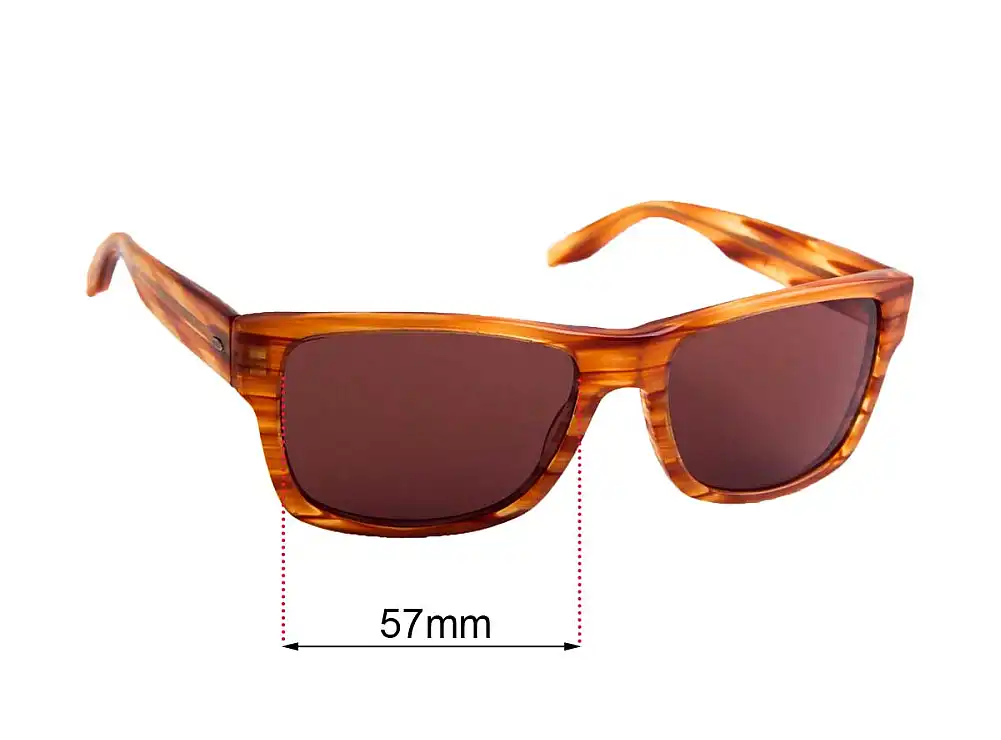 Sunglass Fix Lentes de Repuesto para Barton Perreira Kero - 57mm Wide Sunglass Fix Lentes de Repuesto para Barton Perreira Kero - 57mm Wide