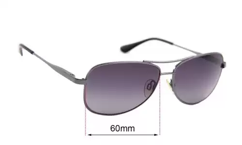 Sunglass Fix Lentes de Repuesto para Cancer Council Coober Pedy - 60mm Wide Sunglass Fix Lentes de Repuesto para Cancer Council Coober Pedy - 60mm Wide
