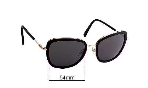 Sunglass Fix Lentes de Repuesto para Carla Zampatti Sun Rx 12 - 54mm Wide Sunglass Fix Lentes de Repuesto para Carla Zampatti Sun Rx 12 - 54mm Wide