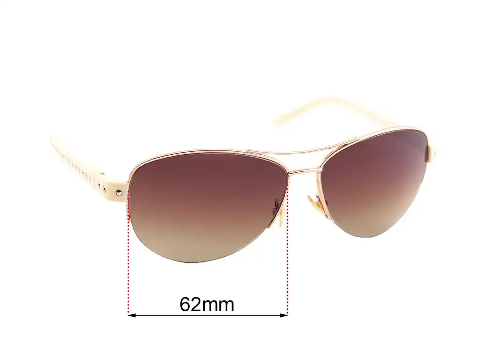 Sunglass Fix Lentes de Repuesto para Jimmy Choo Cher/S - 62mm Wide Sunglass Fix Lentes de Repuesto para Jimmy Choo Cher/S - 62mm Wide