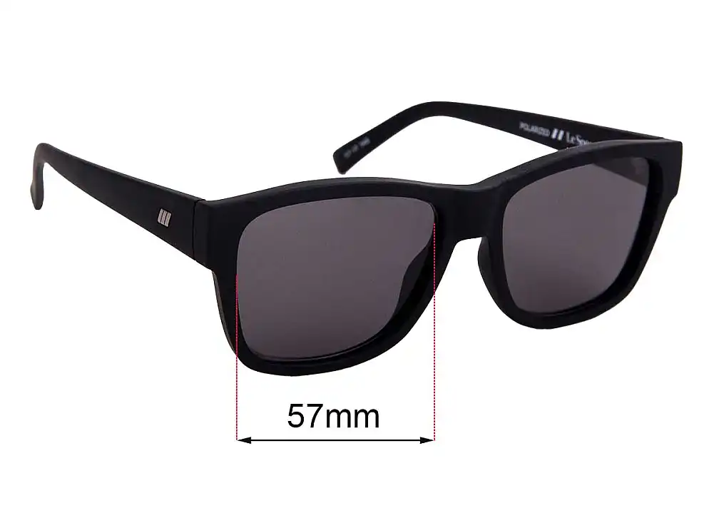 Sunglass Fix Lentes de Repuesto para Le Specs The Force - 57mm Wide Sunglass Fix Lentes de Repuesto para Le Specs The Force - 57mm Wide