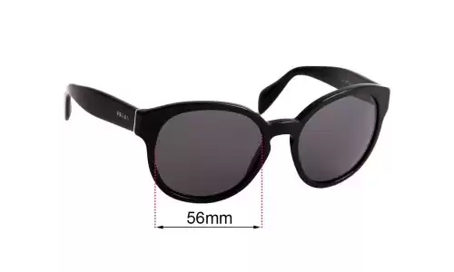Sunglass Fix Lentes de Repuesto para Prada SPR18R - 56mm Wide Sunglass Fix Lentes de Repuesto para Prada SPR18R - 56mm Wide