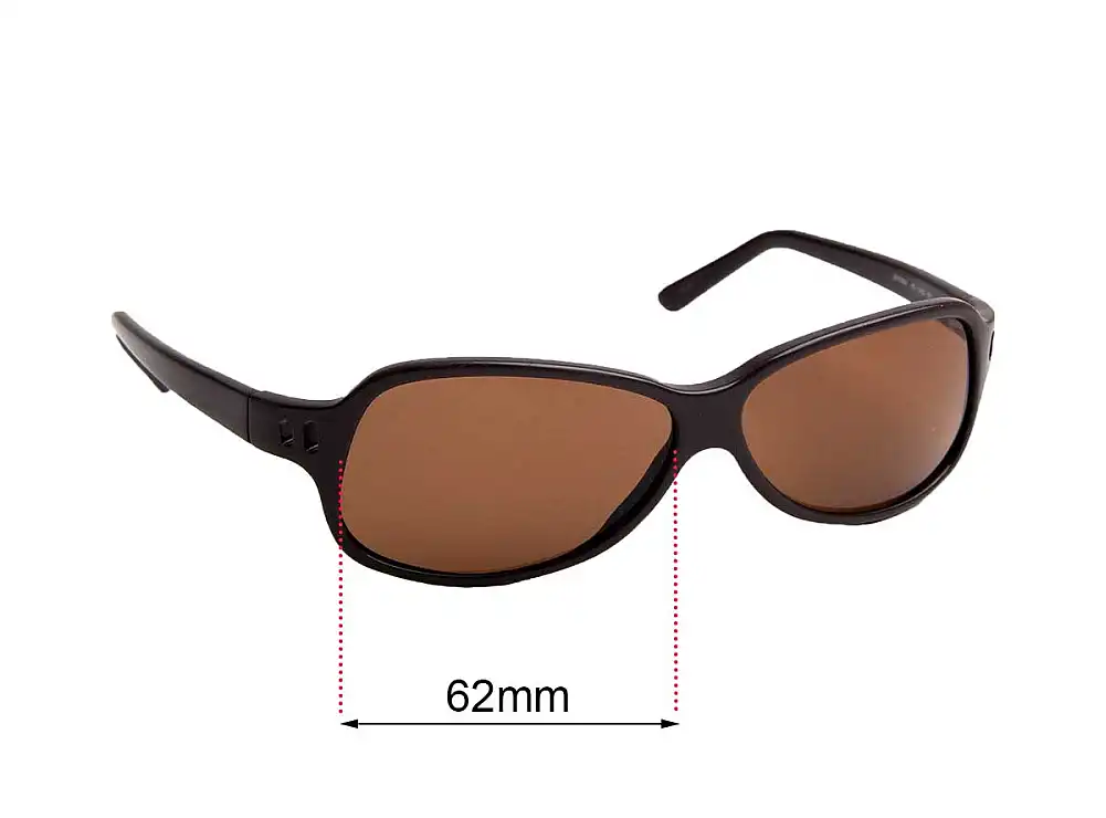 Sunglass Fix Lentes de Repuesto para Prada SPR26A - 62mm Wide Sunglass Fix Lentes de Repuesto para Prada SPR26A - 62mm Wide