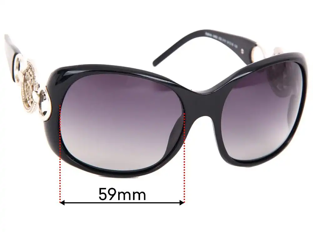 Sunglass Fix Lentes de Repuesto para Roberto Cavalli Rubino 446S - 59mm Wide Sunglass Fix Lentes de Repuesto para Roberto Cavalli Rubino 446S - 59mm Wide