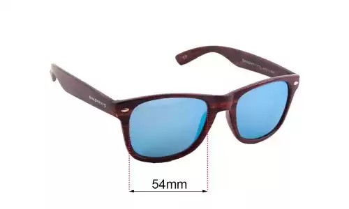 Sunglass Fix Lentes de Repuesto para Shady Rays CL-17 - 54mm Wide Sunglass Fix Lentes de Repuesto para Shady Rays CL-17 - 54mm Wide