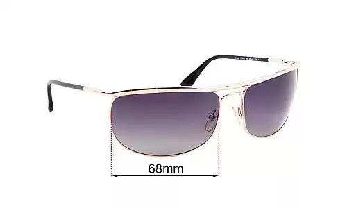 Sunglass Fix Lentes de Repuesto para Tom Ford Ryder TF418 - 68mm Wide Sunglass Fix Lentes de Repuesto para Tom Ford Ryder TF418 - 68mm Wide