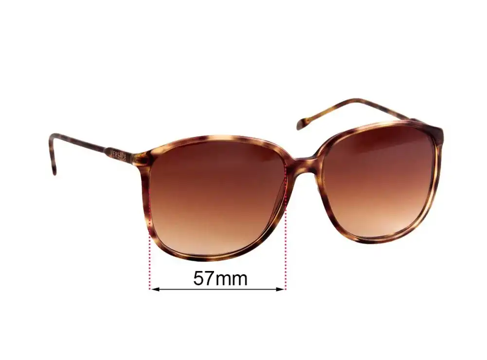 Sunglass Fix Lentes de Repuesto para Versace MOD 4220 - 57mm Wide Sunglass Fix Lentes de Repuesto para Versace MOD 4220 - 57mm Wide