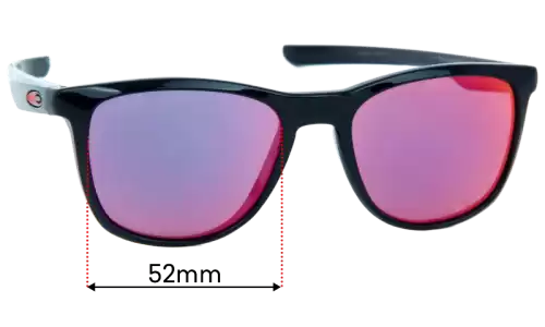 Sunglass Fix Lentes de Repuesto para Oakley Trillbe X OO9340 - 52mm Wide Oakley Trillbe X OO9340 Lentes de Repuesto 52mm wide