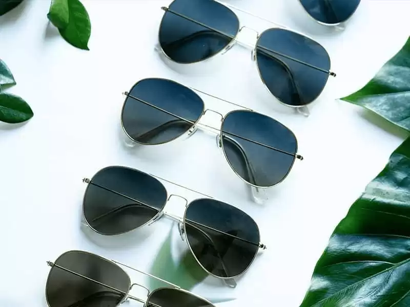 gafas de sol con lentes de biopoliamida