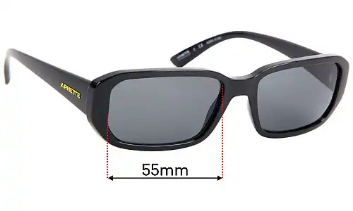 Sunglass Fix Lentilles de Remplacement pour Arnette Post Malone AN4265 - 54mm Wide Arnette Post Malone AN4265 Lentilles de Remplacement 54mm wide