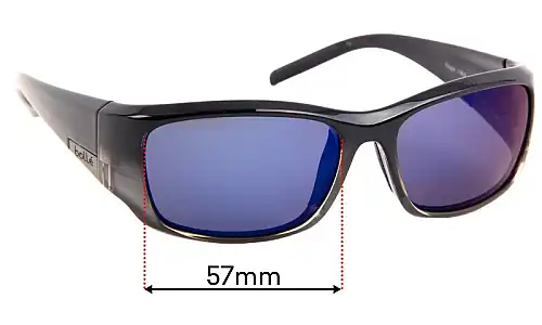 Sunglass Fix Verres de Remplacement pour Bolle Origin - 57mm Wide Sunglass Fix Verres de Remplacement pour Bolle Origin - 57mm Wide