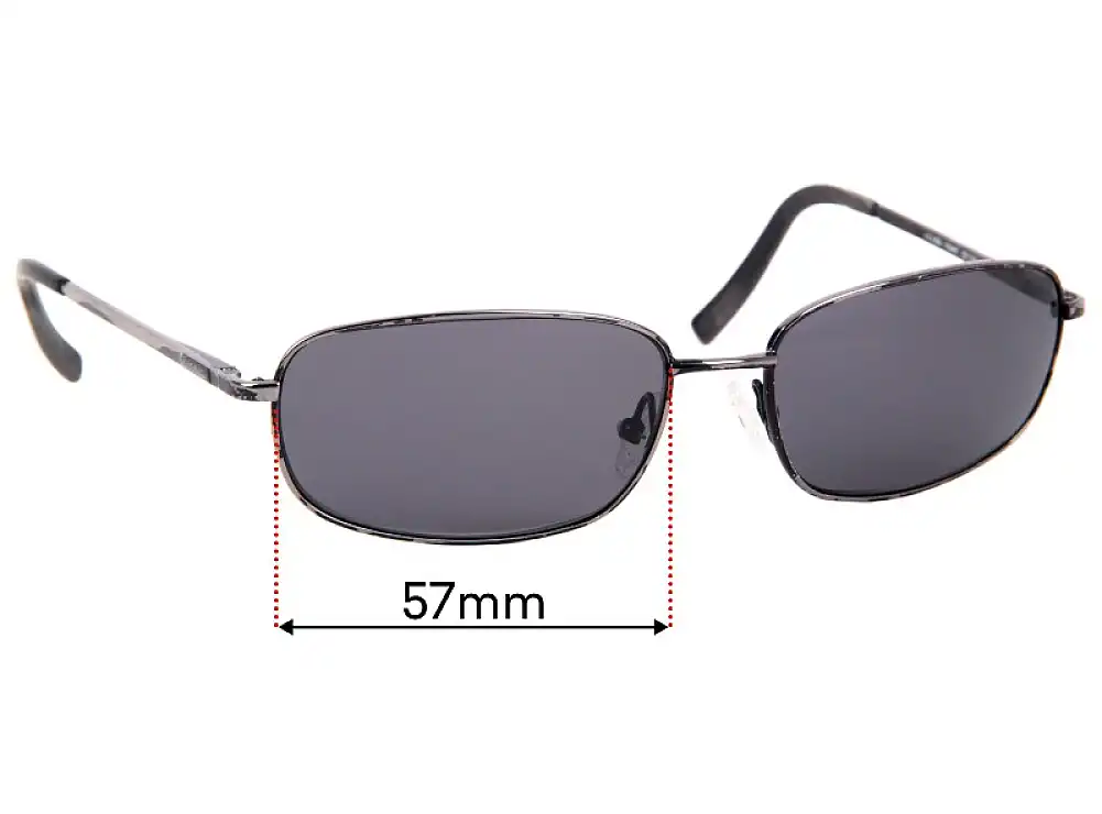 Sunglass Fix Verres de Remplacement pour Brooks Brothers BB 338S - 57mm Wide Sunglass Fix Verres de Remplacement pour Brooks Brothers BB 338S - 57mm Wide