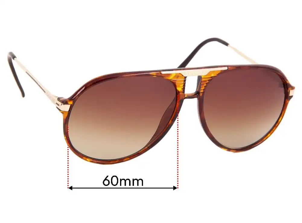 Sunglass Fix Verres de Remplacement pour Carrera 5595 - 60mm Wide Sunglass Fix Verres de Remplacement pour Carrera 5595 - 60mm Wide