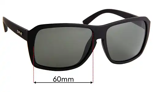 Sunglass Fix Lentilles de Remplacement pour Carve La Familia - 60mm Wide Carve La Familia Lentilles de Remplacement 60mm wide