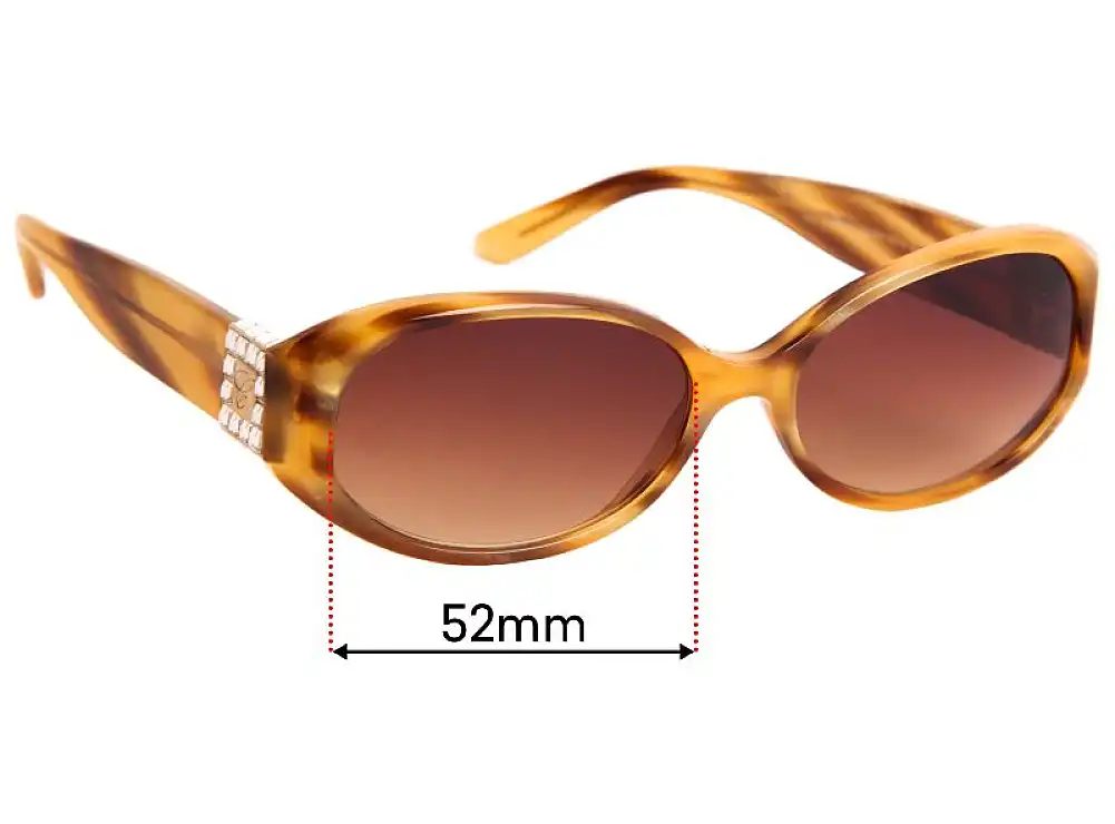 Sunglass Fix Verres de Remplacement pour Chopard SCH 026S - 52mm Wide Sunglass Fix Verres de Remplacement pour Chopard SCH 026S - 52mm Wide