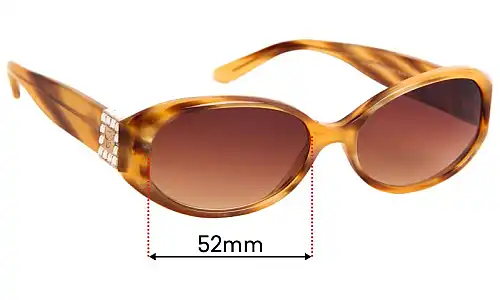 Sunglass Fix Verres de Remplacement pour Chopard SCH 026S - 52mm Wide Sunglass Fix Verres de Remplacement pour Chopard SCH 026S - 52mm Wide