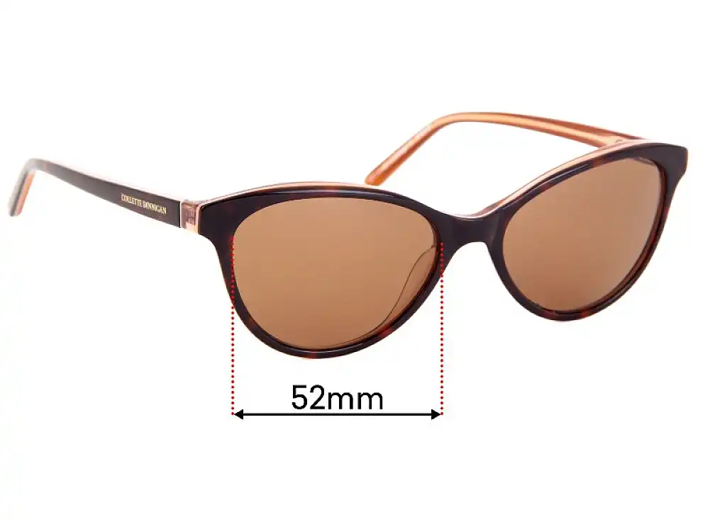Sunglass Fix Verres de Remplacement pour Collette Dinnigan 42 - 52mm Wide Sunglass Fix Verres de Remplacement pour Collette Dinnigan 42 - 52mm Wide