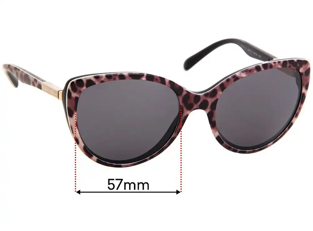 Sunglass Fix Lentilles de Remplacement pour Dolce & Gabbana DG4175 - 57mm Wide Sunglass Fix Lentilles de Remplacement pour Dolce & Gabbana DG4175 - 57mm Wide