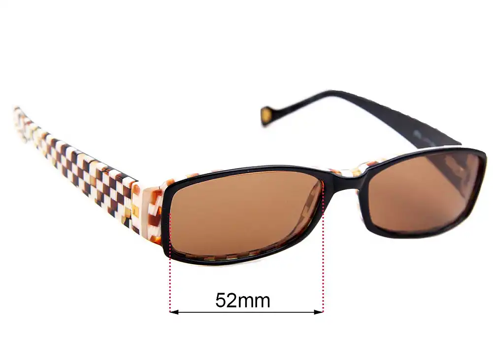Sunglass Fix Lentilles de Remplacement pour Etnia Barcelona Noosa - 52mm Wide Sunglass Fix Lentilles de Remplacement pour Etnia Barcelona Noosa - 52mm Wide