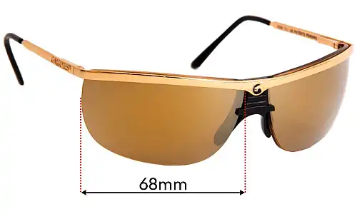Sunglass Fix Lentilles de Remplacement pour Gargoyles Legend - 68mm Wide Gargoyles Legend Lentilles de Remplacement 68mm wide