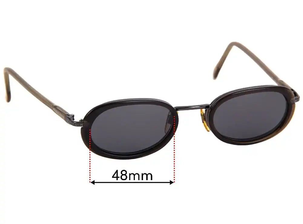 Sunglass Fix Verres de Remplacement pour Giorgio Armani 672 - 48mm Wide Sunglass Fix Verres de Remplacement pour Giorgio Armani 672 - 48mm Wide