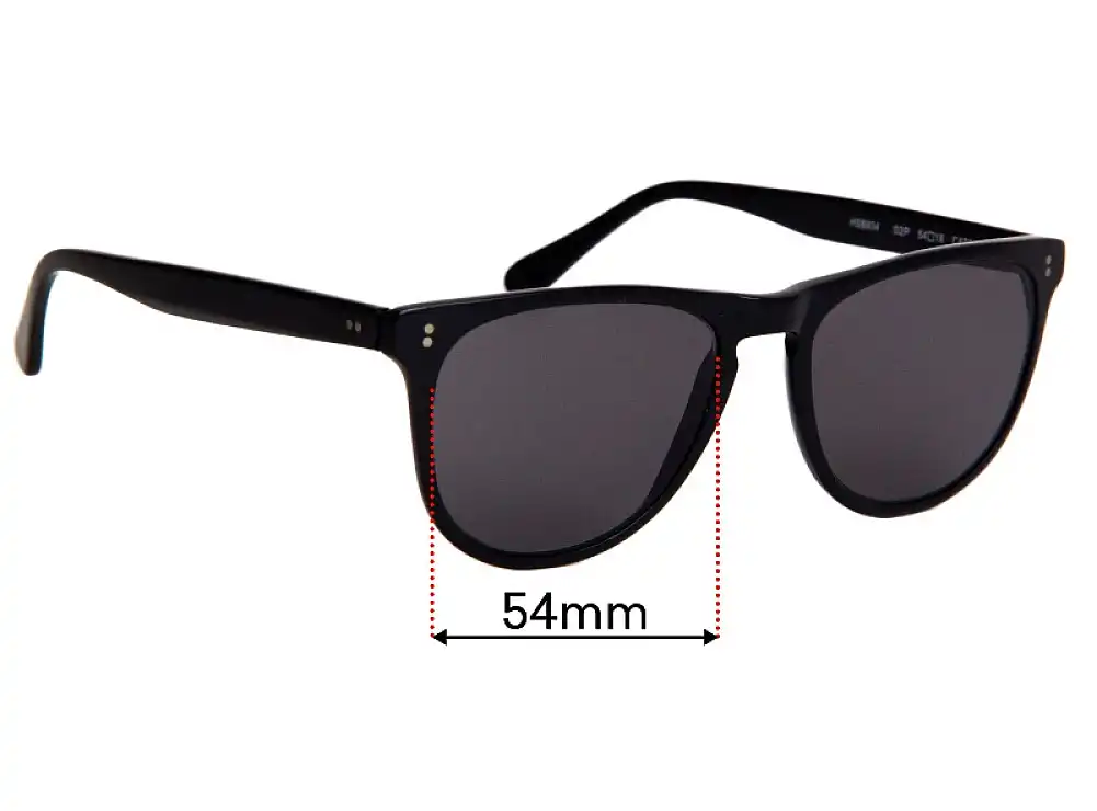 Sunglass Fix Lentilles de Remplacement pour Hackett Bespoke HSB834 - 54mm Wide Sunglass Fix Lentilles de Remplacement pour Hackett Bespoke HSB834 - 54mm Wide
