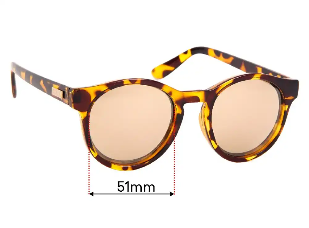 Sunglass Fix Lentilles de Remplacement pour Le Specs Hey Macarena - 51mm Wide Sunglass Fix Lentilles de Remplacement pour Le Specs Hey Macarena - 51mm Wide