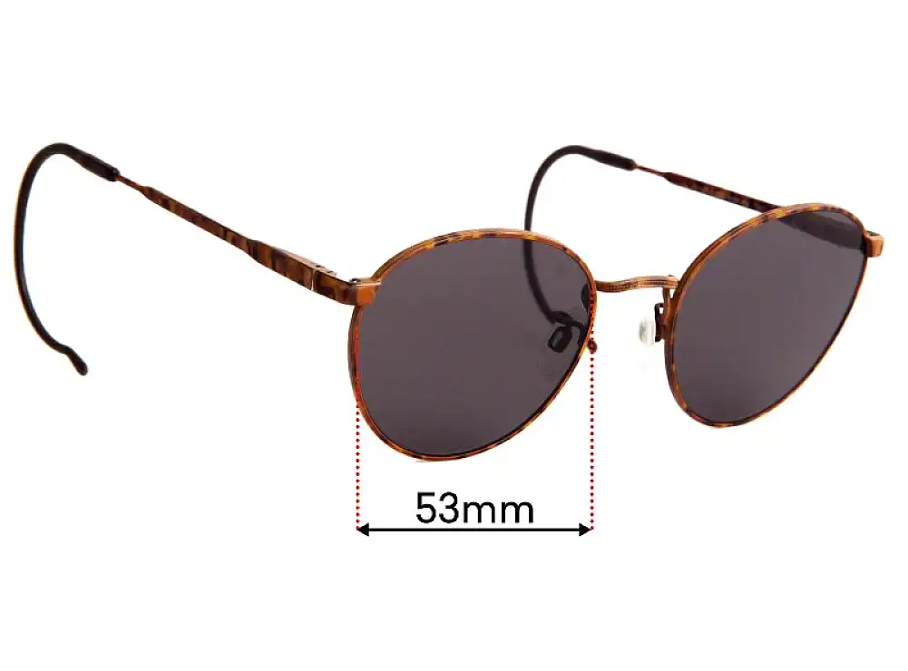 Sunglass Fix Lentilles de Remplacement pour Luxottica 9164 RS - 53mm Wide Sunglass Fix Lentilles de Remplacement pour Luxottica 9164 RS - 53mm Wide