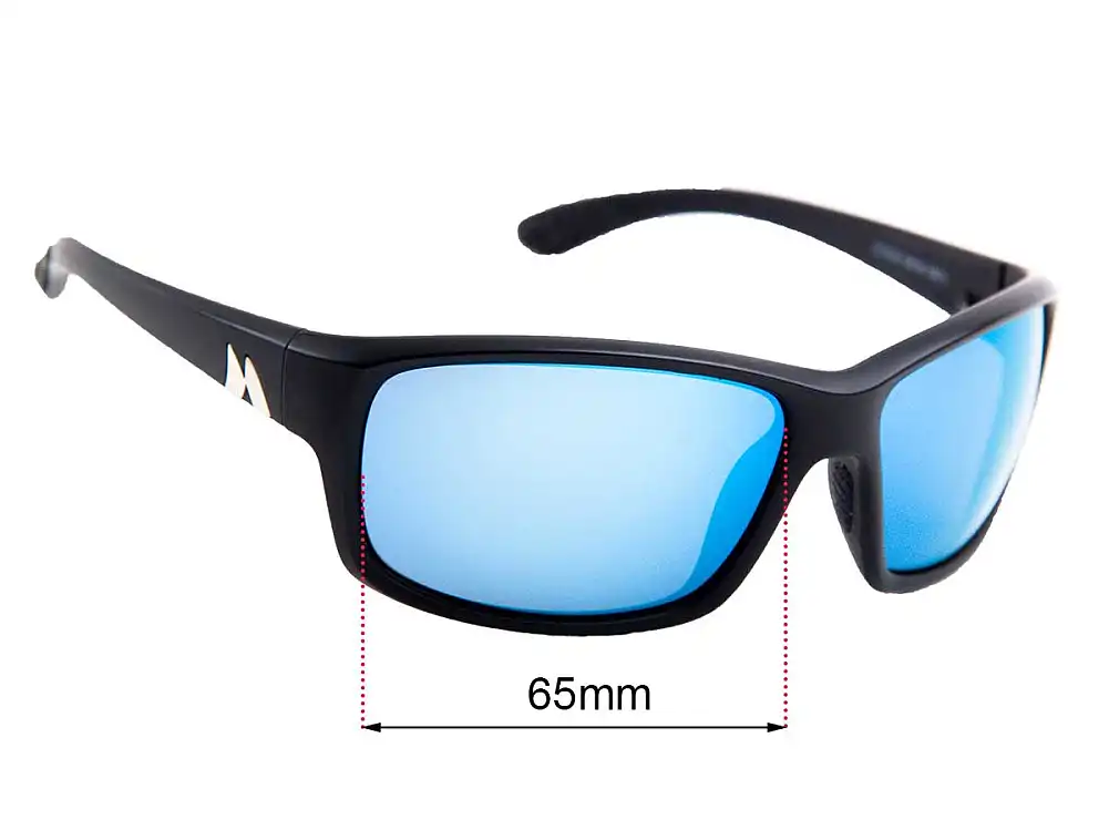 Sunglass Fix Lentilles de Remplacement pour Mako 9604 MO1 - 65mm Wide Sunglass Fix Lentilles de Remplacement pour Mako 9604 MO1 - 65mm Wide