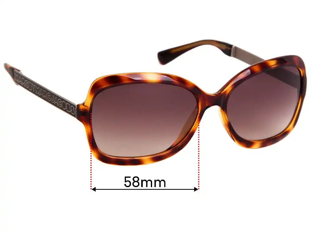 Sunglass Fix Lentilles de Remplacement pour Marc by Marc Jacobs MMJ 127/S - 58mm Wide Sunglass Fix Lentilles de Remplacement pour Marc by Marc Jacobs MMJ 127/S - 58mm Wide