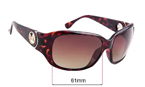 Sunglass Fix Verres de Remplacement pour Michael Kors M2731S Antilles - 61mm Wide Sunglass Fix Verres de Remplacement pour Michael Kors M2731S Antilles - 61mm Wide