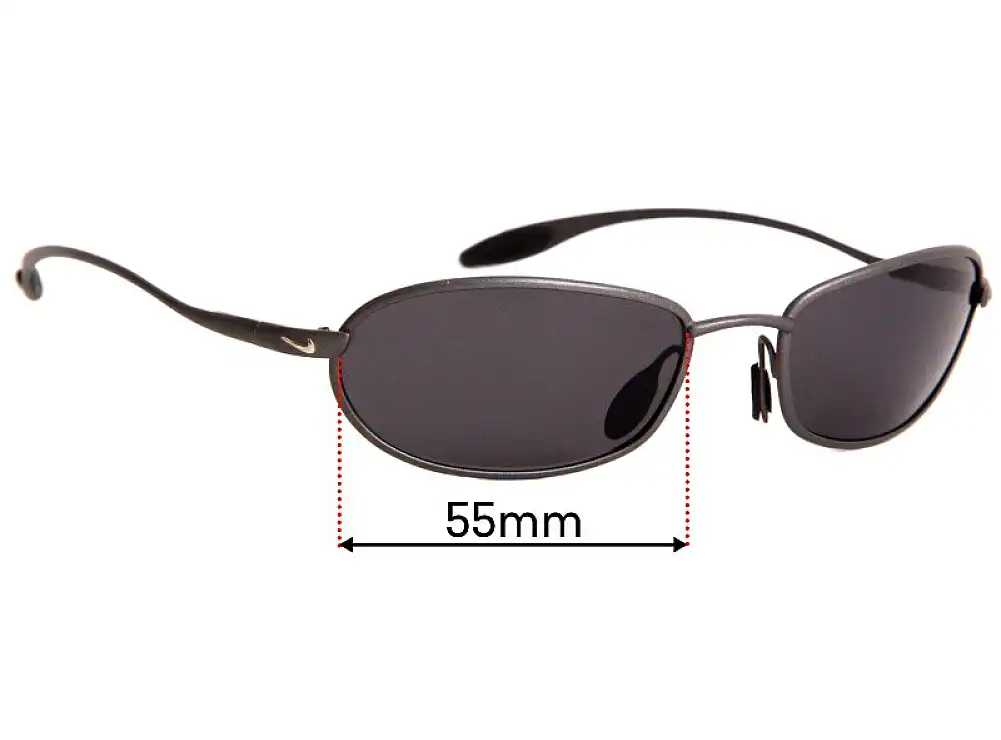 Sunglass Fix Lentilles de Remplacement pour Nike Hyperion EV0024 - 55mm Wide Sunglass Fix Lentilles de Remplacement pour Nike Hyperion EV0024 - 55mm Wide