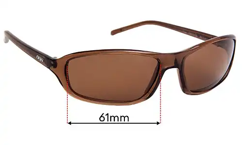 Sunglass Fix Lentilles de Remplacement pour Otis Vegas - 61mm Wide Otis Vegas Lentilles de Remplacement 61mm wide