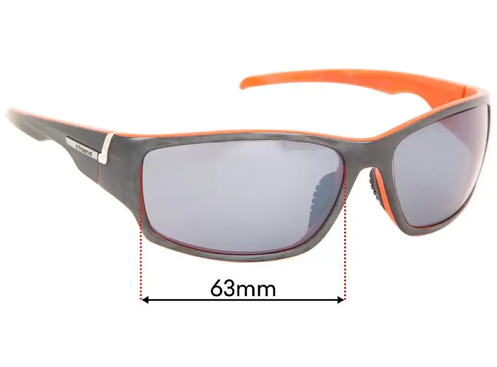Sunglass Fix Verres de Remplacement pour Polaroid P7407 - 63mm Wide Sunglass Fix Verres de Remplacement pour Polaroid P7407 - 63mm Wide
