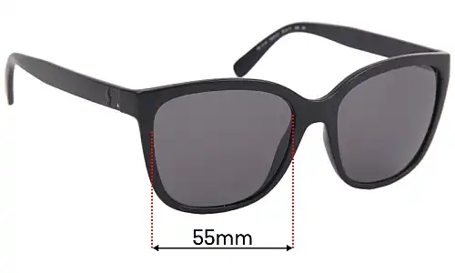 Sunglass Fix Lentilles de Remplacement pour Ralph Lauren PH 4114 - 55mm Wide Ralph Lauren PH 4114 Lentilles de Remplacement 55mm wide