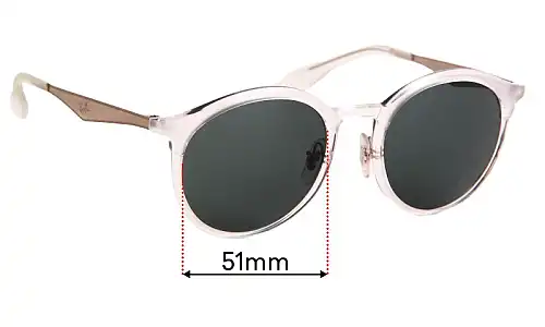 Sunglass Fix Lentilles de Remplacement pour Ray-Ban RB4277 Emma - 51mm Wide Ray-Ban RB4277 Emma Lentilles de Remplacement 51mm wide