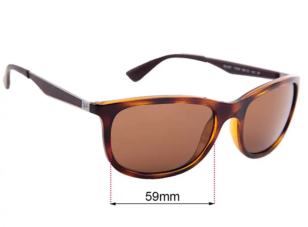 Sunglass Fix Verres de Remplacement pour Ray-Ban RB4267 - 59mm Wide Sunglass Fix Verres de Remplacement pour Ray-Ban RB4267 - 59mm Wide