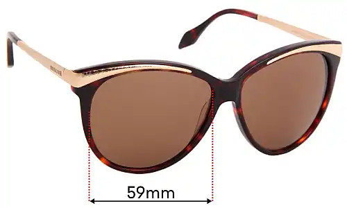 Sunglass Fix Verres de Remplacement pour Roberto Cavalli Giunchiglia 670S - 59mm Wide Sunglass Fix Verres de Remplacement pour Roberto Cavalli Giunchiglia 670S - 59mm Wide