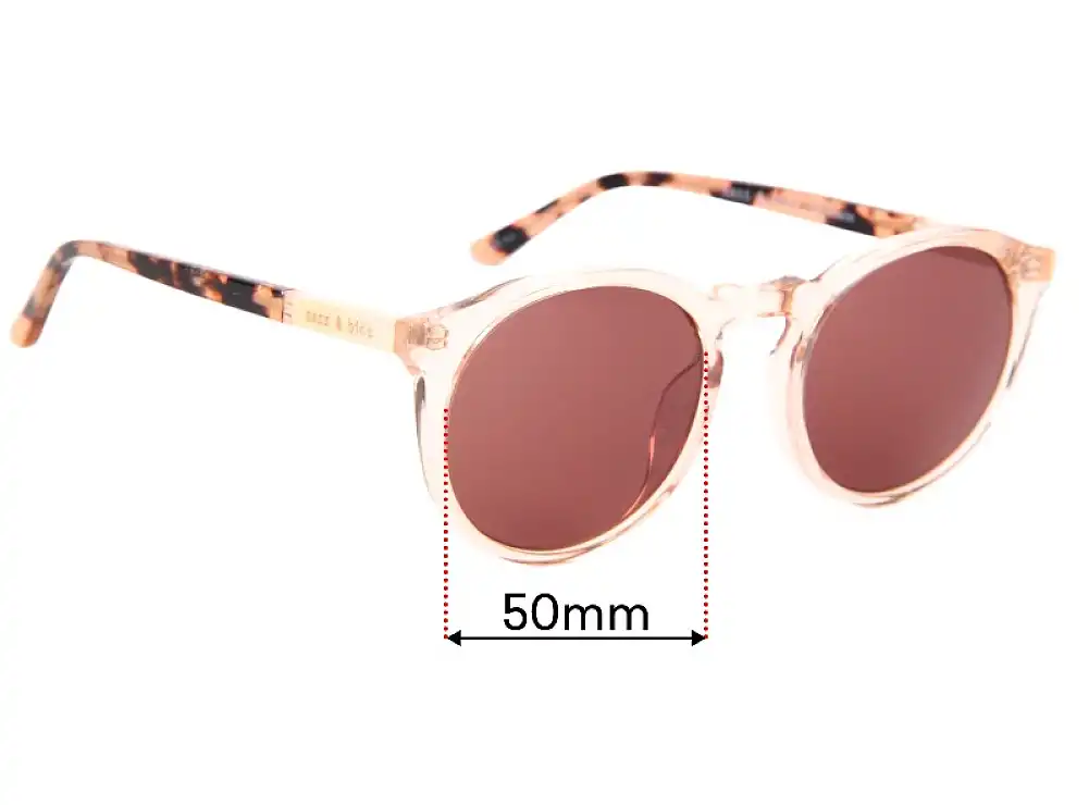Sunglass Fix Verres de Remplacement pour Sass & Bide Elated And Helena - 50mm Wide Sunglass Fix Verres de Remplacement pour Sass & Bide Elated And Helena - 50mm Wide