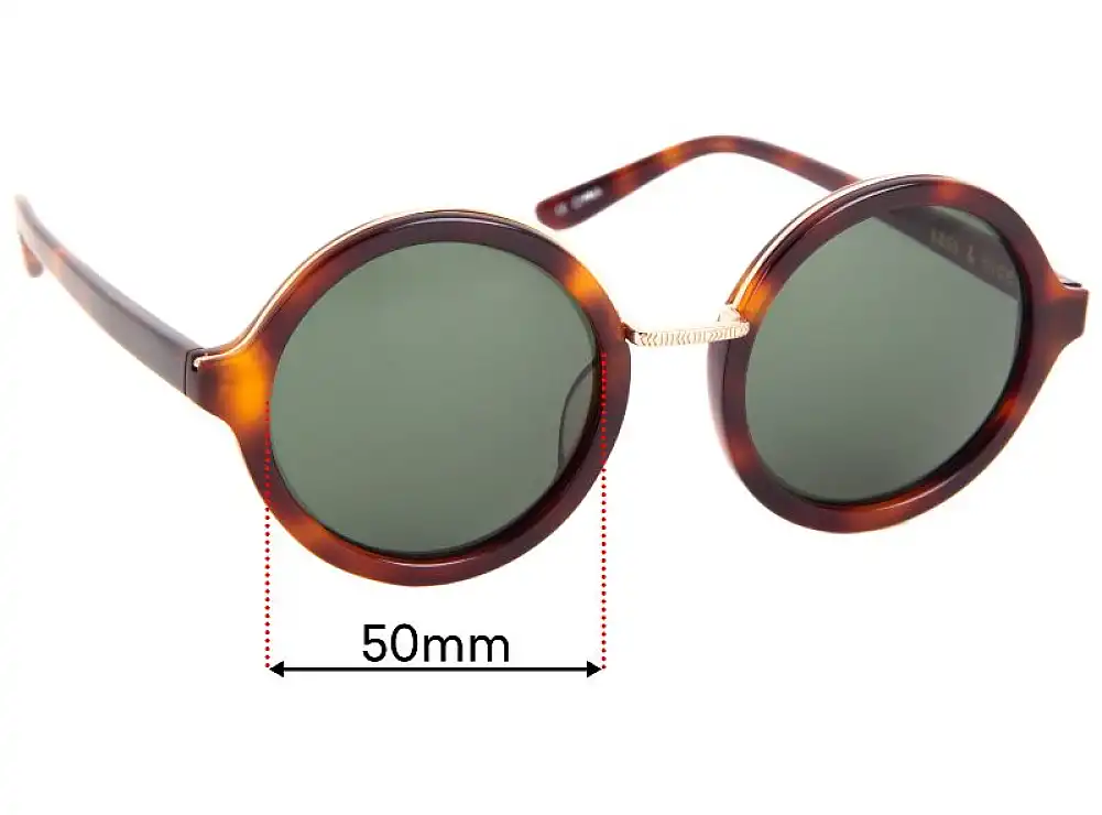 Sunglass Fix Lentilles de Remplacement pour Sass & Bide Dazed & Amused - 50mm Wide Sunglass Fix Lentilles de Remplacement pour Sass & Bide Dazed & Amused - 50mm Wide