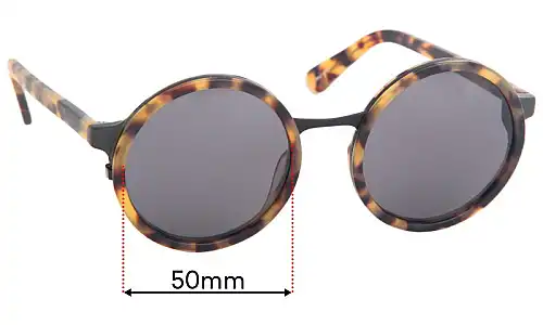 Sunglass Fix Verres de Remplacement pour Sunday Somewhere Soleil - 50mm Wide Sunglass Fix Verres de Remplacement pour Sunday Somewhere Soleil - 50mm Wide