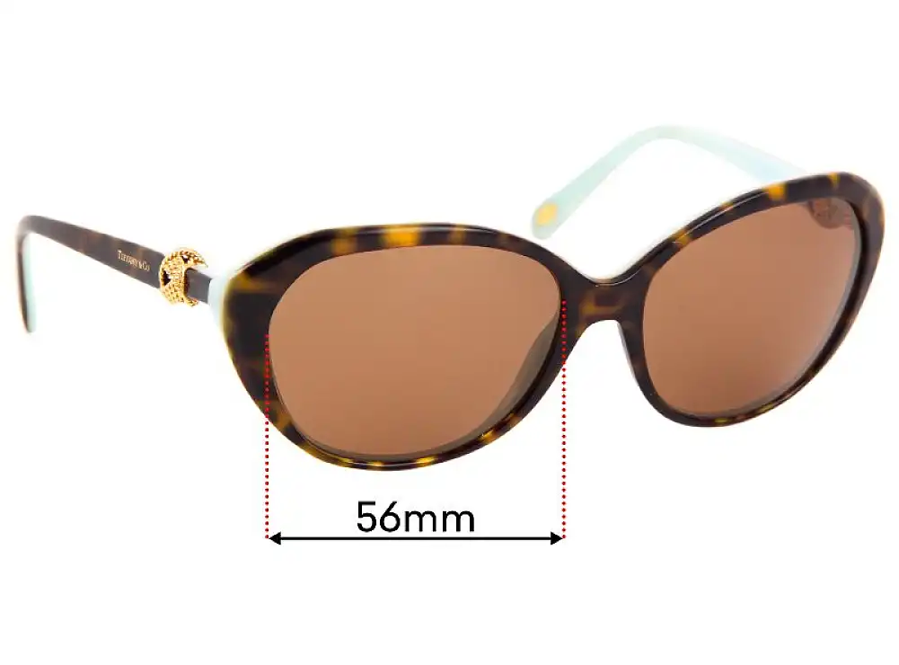 Sunglass Fix Verres de Remplacement pour Tiffany & Co TF 4098 - 56mm Wide Sunglass Fix Verres de Remplacement pour Tiffany & Co TF 4098 - 56mm Wide