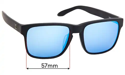 Sunglass Fix Verres de Remplacement pour Twice Stella - 57mm Wide Sunglass Fix Verres de Remplacement pour Twice Stella - 57mm Wide