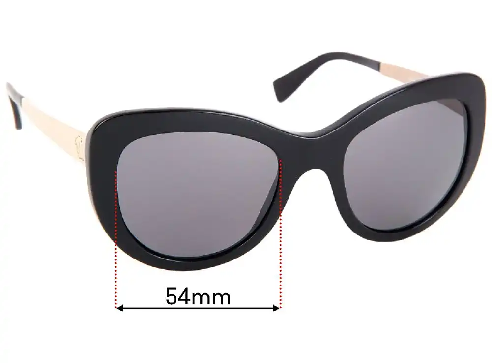 Sunglass Fix Verres de Remplacement pour Versace MOD 4325 - 54mm Wide Sunglass Fix Verres de Remplacement pour Versace MOD 4325 - 54mm Wide