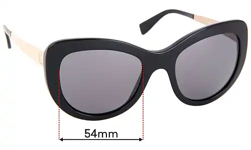 Sunglass Fix Verres de Remplacement pour Versace MOD 4325 - 54mm Wide Sunglass Fix Verres de Remplacement pour Versace MOD 4325 - 54mm Wide