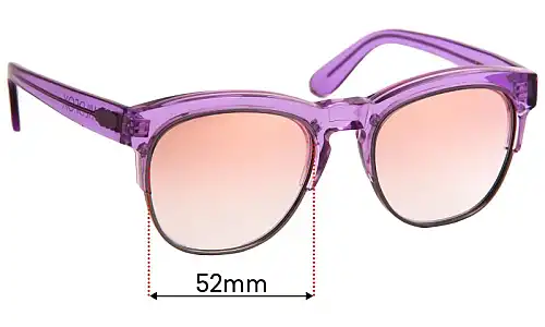 Sunglass Fix Verres de Remplacement pour Wildfox Club Fox - 55mm Wide Sunglass Fix Verres de Remplacement pour Wildfox Club Fox - 55mm Wide