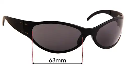 Sunglass Fix Lentilles de Remplacement pour Gatorz Unknown Model - 63mm Wide Gatorz Unknown Model Lentilles de Remplacement 63mm wide
